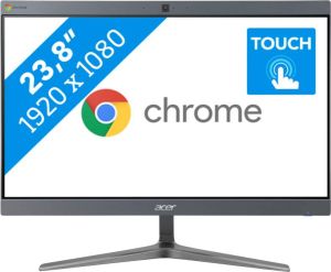 Acer Chromebase CA24I2 i5 Touch All-in-one PC Zilver