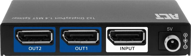 ACT 1x2 DisplayPort 1.4 MST Splitter