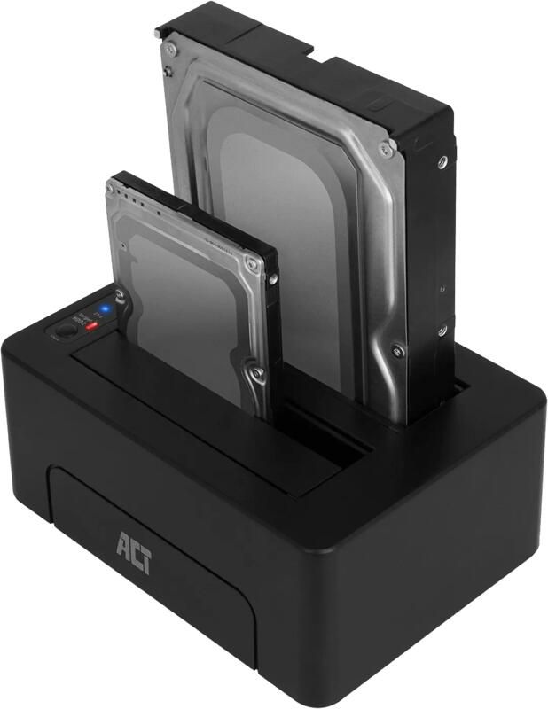 ACT AC1504 USB3.1 Dual HDD Docking Station | Docking stations | 8716065489705