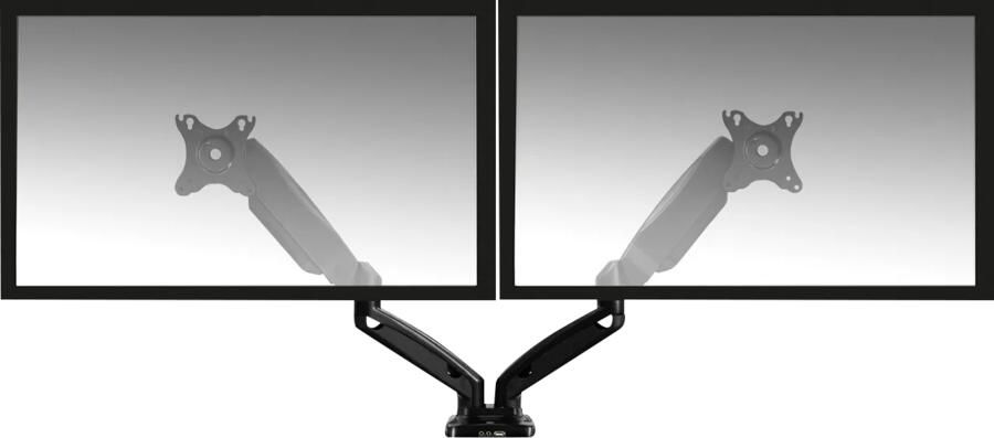 ACT AC8312 Monitor Desk Mount Stand Gasveer 2 schermen
