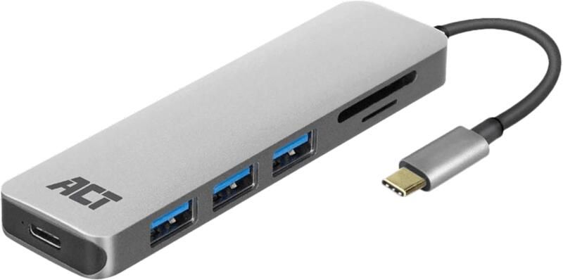 ACT USB-A USB-C Multiport Adapter AC7050 | USB-Hubs | 8716065395556