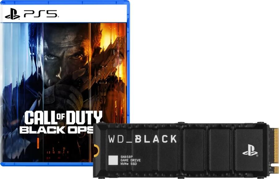 Activision Call of Duty Black Ops 7 PS5 + WD Black SN850P 4TB Heatsink