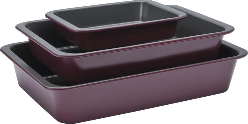 AEG A9OOECTS Easy2Clean Rectangular 3-Pan Set
