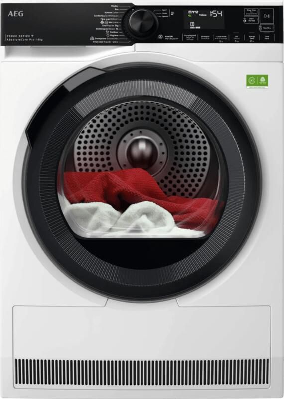 AEG 9000X AbsoluteCare Pro Warmtepomp Droger 8 kg TR96CVC89