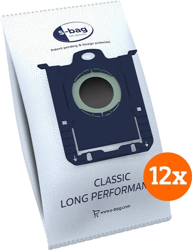 AEG stofzuigerzakken s-bag Classic Long Performance 12 stuks GR201SM