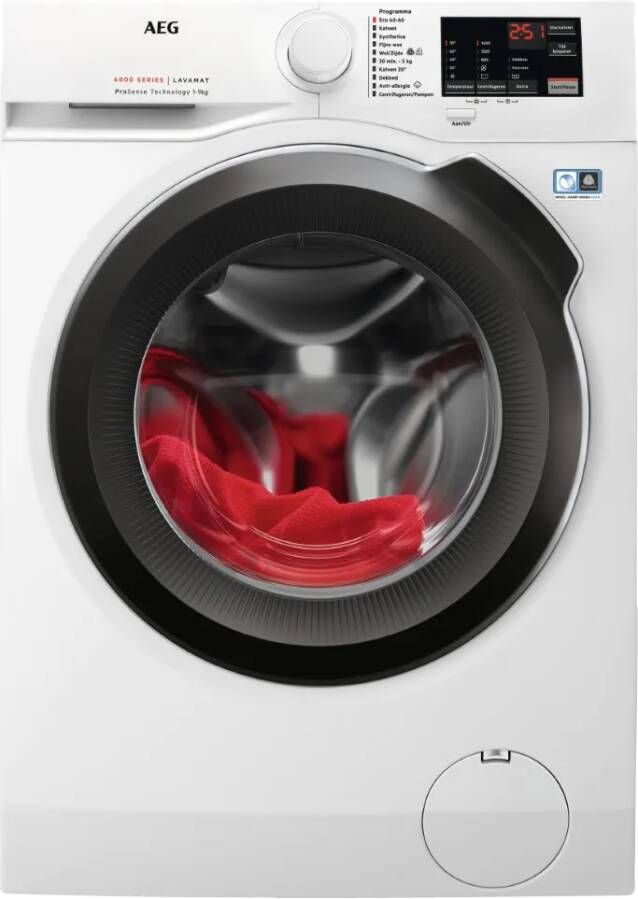 AEG LF694ABC 6000 serie ProSense Wasmachine Wasmachines Energielabel A