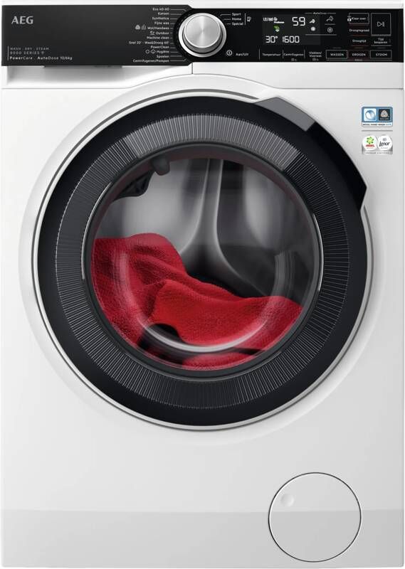 AEG LWR8716AD6 8000 PowerCare Serie was-droogcombinatie 10 kg