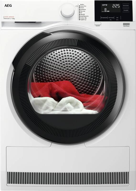 AEG TR7386T4B 7000 serie SensiDry Wasdroger Warmtepompdroger 8 kg