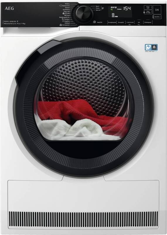 AEG 9000 serie AbsoluteCare Plus Warmtepomp Droger 9 kg TR969M6C