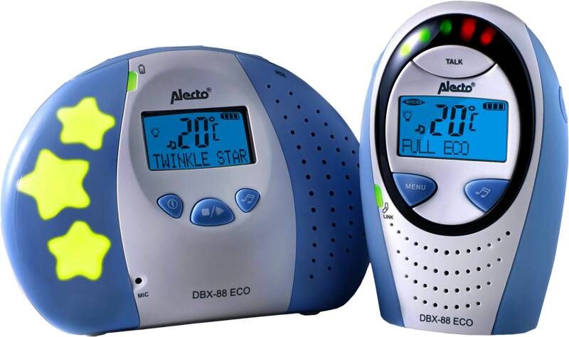 Alecto Full Eco Dect Babyfoon Dbx-88 Eco Blauw