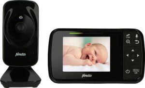 Alecto Babyfoon Met Camera En 3.5 Kleurenscherm Dvm135bk Zwart