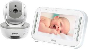 Alecto DVM-200GS babyfoon met camera en 4.3' kleurenscherm Wit Grijs