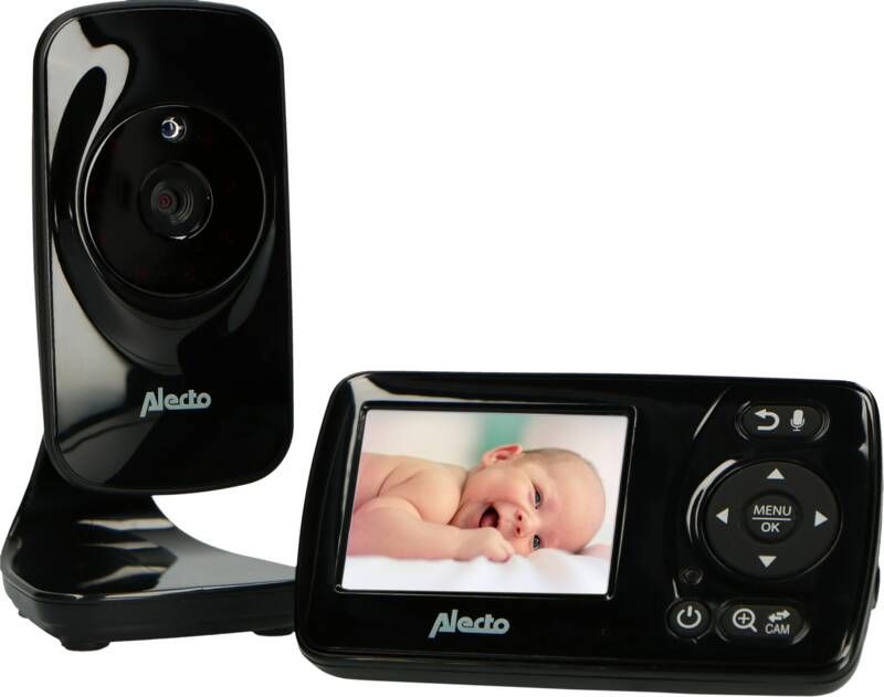 Alecto Video Baby Monitor Black DVM-71 | Babyfoons | 8712412593507