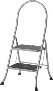 Altrex Cromato Silver 2-plus 2 treeds Huishoudtrap Werkhoogte 2.45m