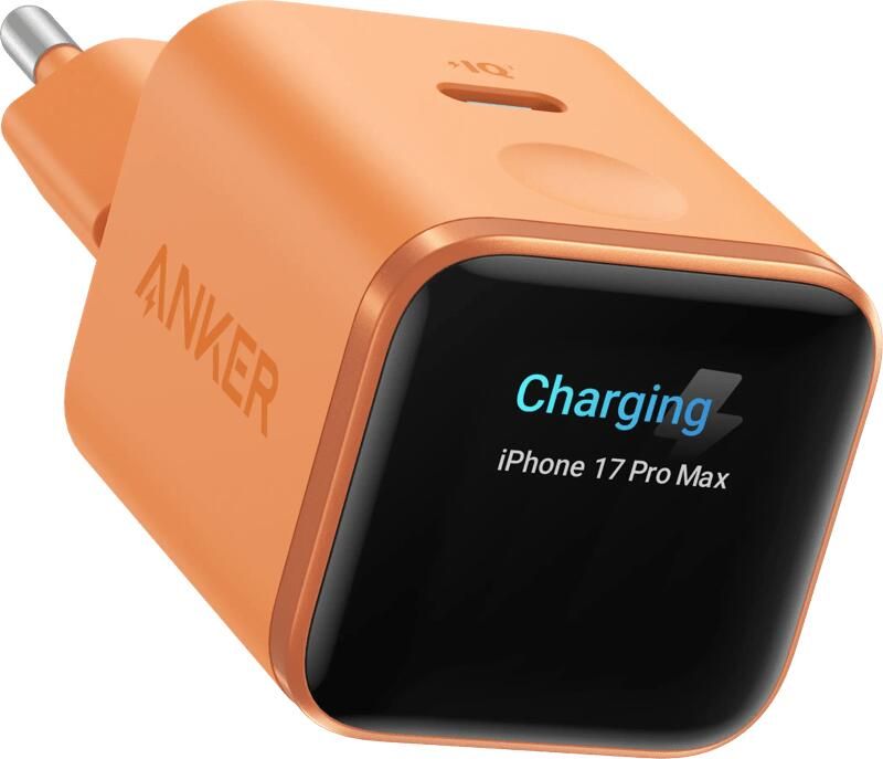 Anker Nano Oplader 45W Power Delivery Oranje