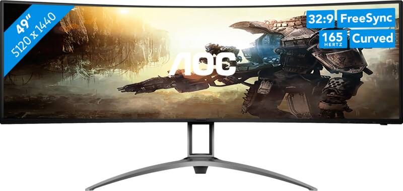 AOC Curved-gaming-monitor AG493UCX2 124 cm 49 " DQHD