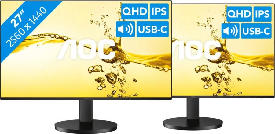 AOC Q27B3CF2 Duo Pack