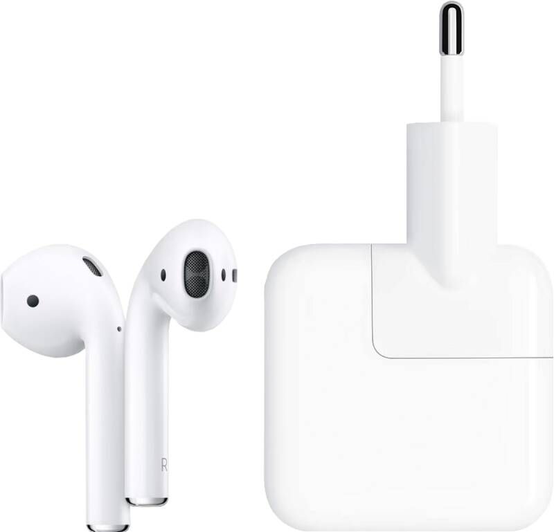 Apple AirPods 2 + 12W USB Oplader