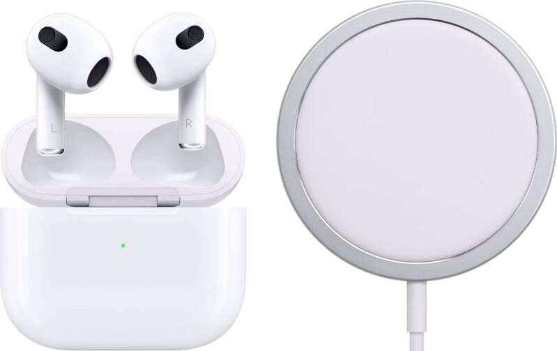Apple AirPods 3 + MagSafe Draadloze Oplader 15W