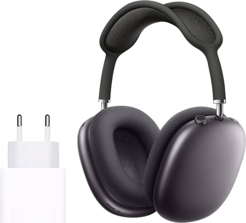 Apple AirPods Max Space Gray + Usb C Oplader 20W