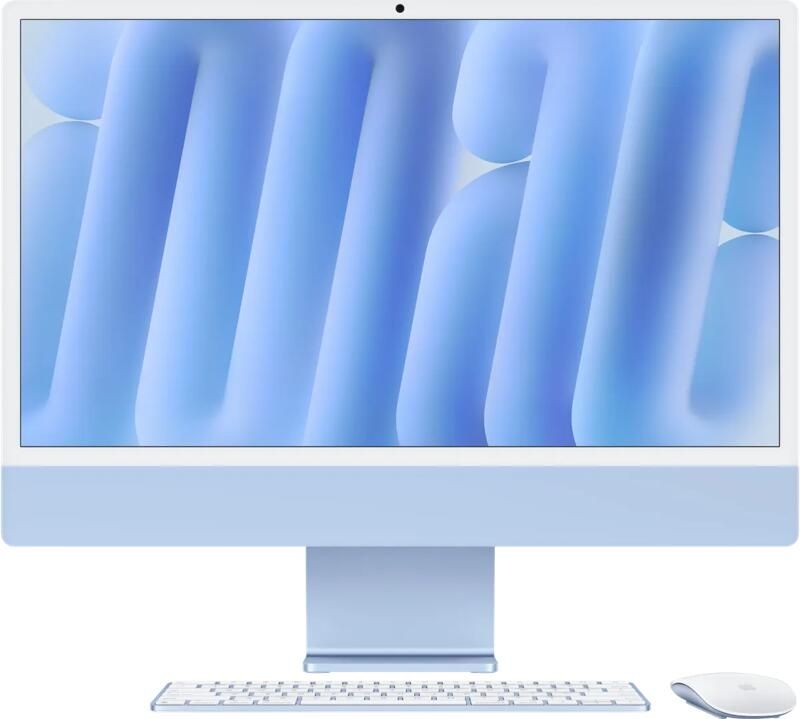 Apple iMac 24 inch M4 (10 core CPU 10 core GPU) 16GB 1TB Blauw QWERTY