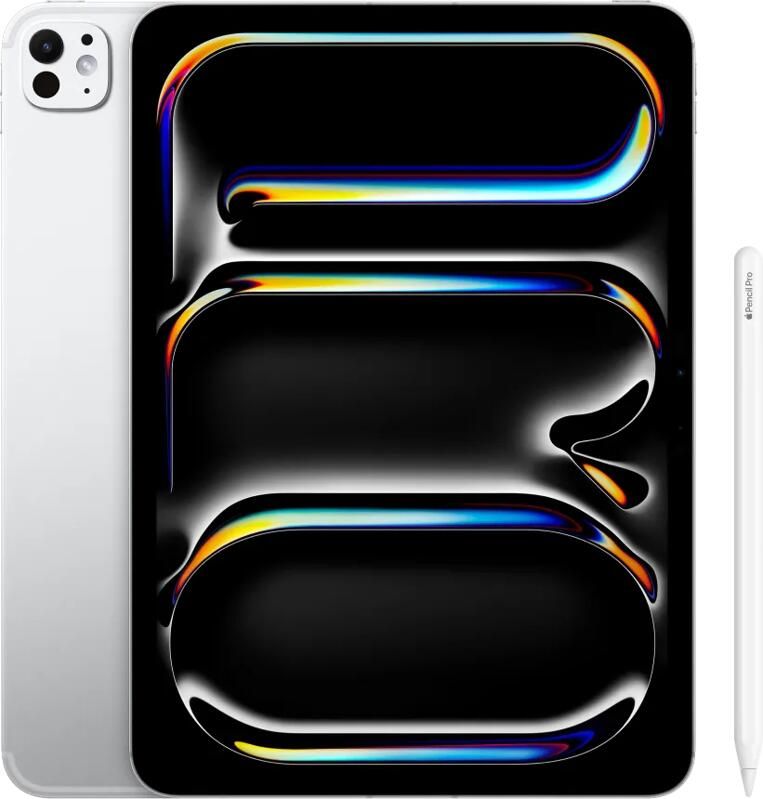 Apple iPad Pro (2024) 11 inch 2 TB Wifi + 5G Zilver + Pencil Pro