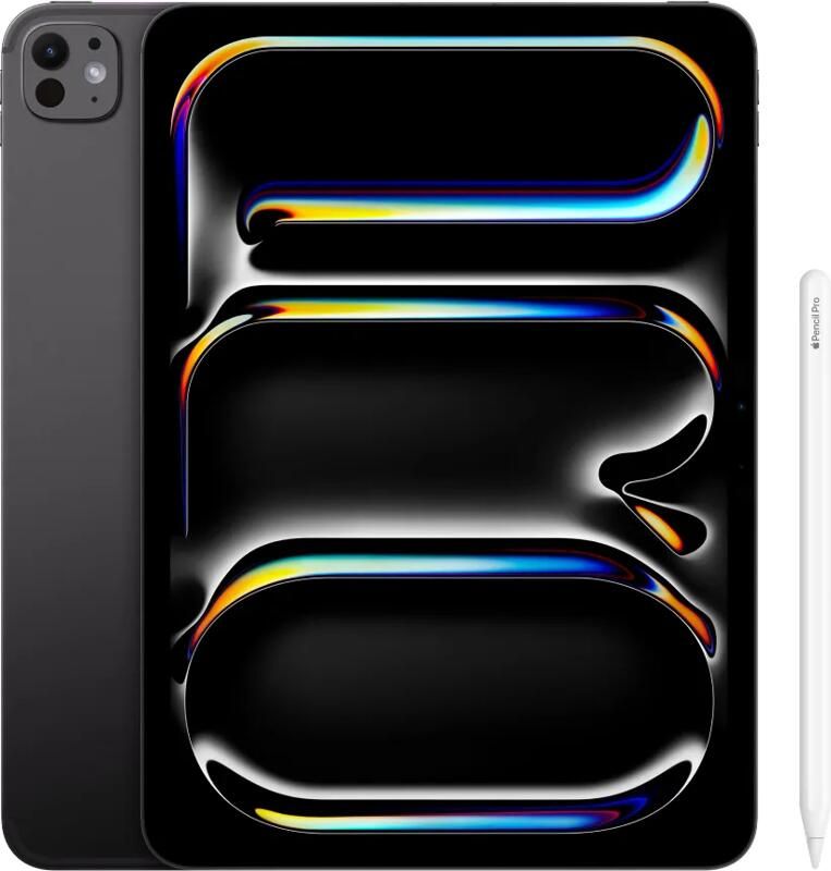 Apple iPad Pro (2024) 11 inch 256 GB Wifi + 5G Zwart + Pencil Pro