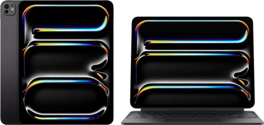 Apple iPad Pro (2024) Nano 13 inch 1TB Wifi + 5G Zwart + Magic Keyboard QWERTY