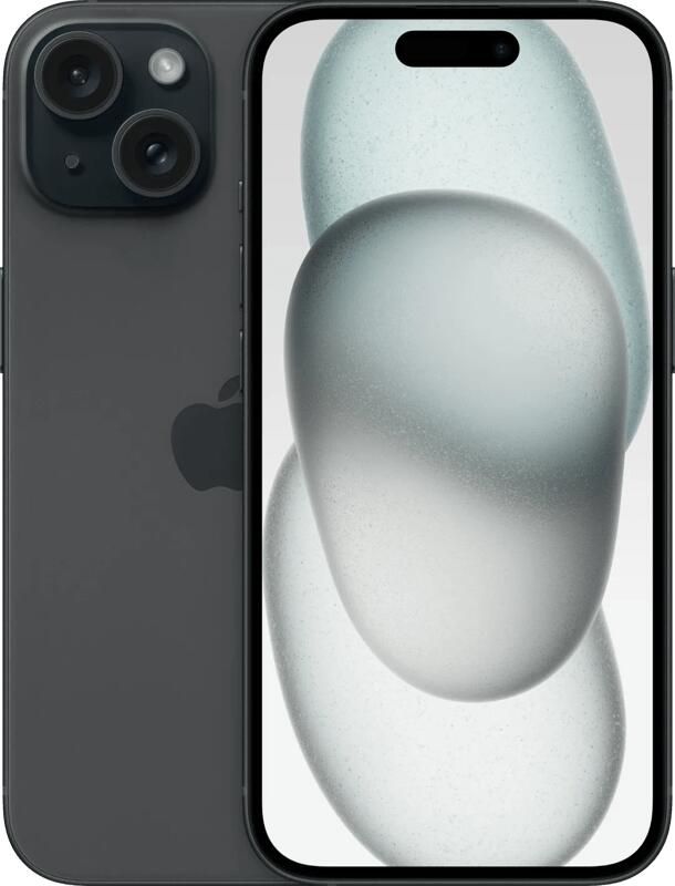 Apple iPhone 15 128GB Smartphone Zwart