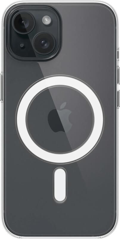 Apple iPhone 15 Back Cover met MagSafe Transparant