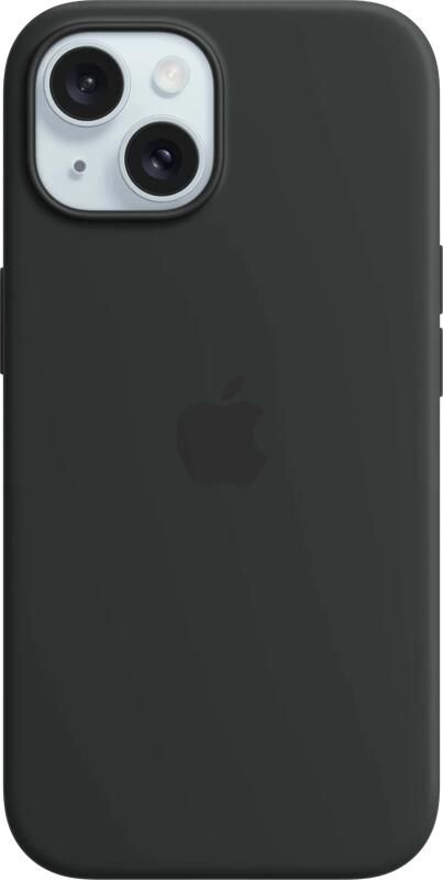 Apple iPhone 15 Back Cover met MagSafe Zwart