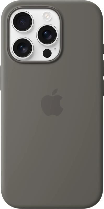 Apple iPhone 16 Pro Back Cover met MagSafe Rotsgrijs
