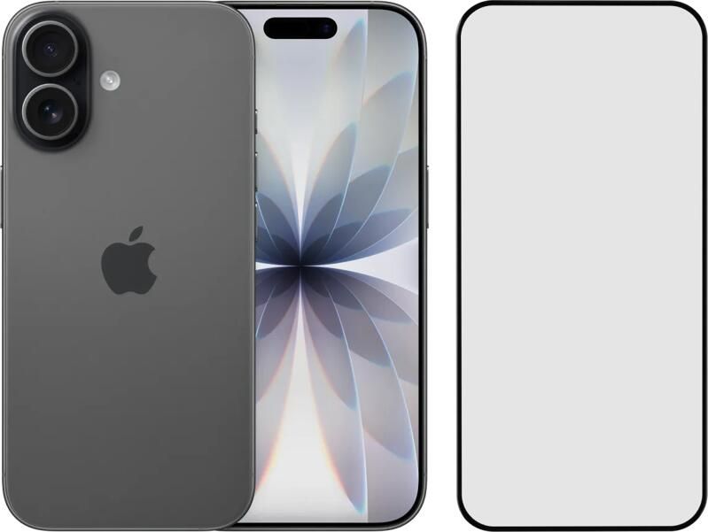 Apple iPhone 17 256GB Zwart + BlueBuilt Screenprotector Glas