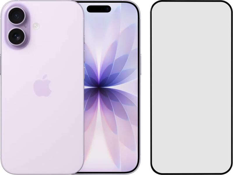 Apple iPhone 17 512GB Paars + BlueBuilt Screenprotector Glas