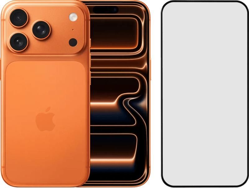Apple iPhone 17 Pro 256GB Oranje + BlueBuilt Screenprotector Glas