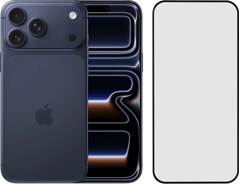 Apple iPhone 17 Pro Max 2TB Blauw + BlueBuilt Screenprotector Glas