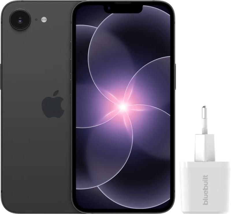 Apple iPhone 17e 256GB Zwart + Snellader