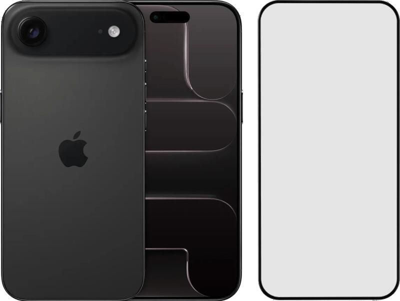 Apple iPhone Air 256GB Zwart + BlueBuilt Screenprotector Glas