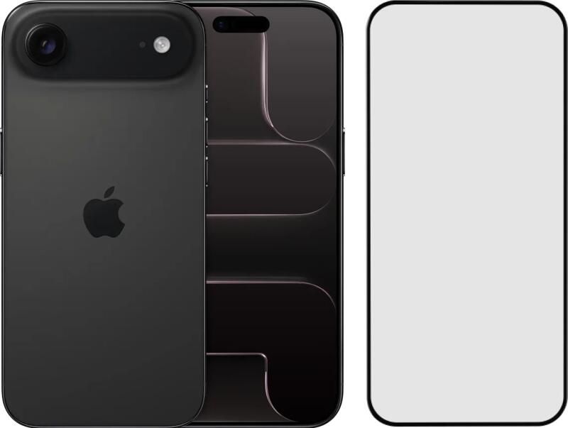 Apple iPhone Air 256GB Zwart + BlueBuilt Screenprotector Glas