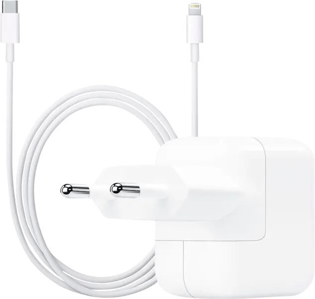 Apple Usb C Oplader 30W + Lightning Kabel 1m Kunststof Wit