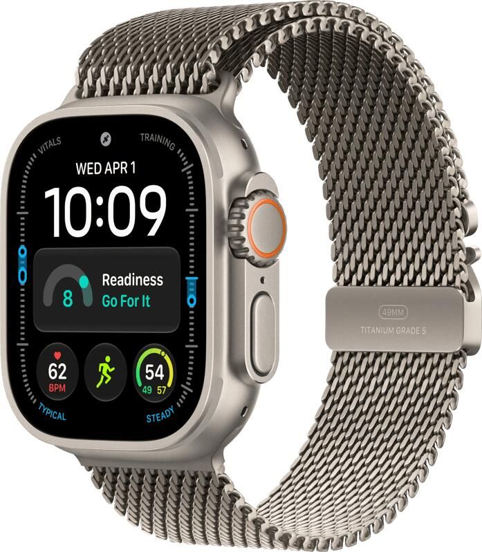 Apple Watch Ultra 4 Cellular 49mm Natural Milanese Band M