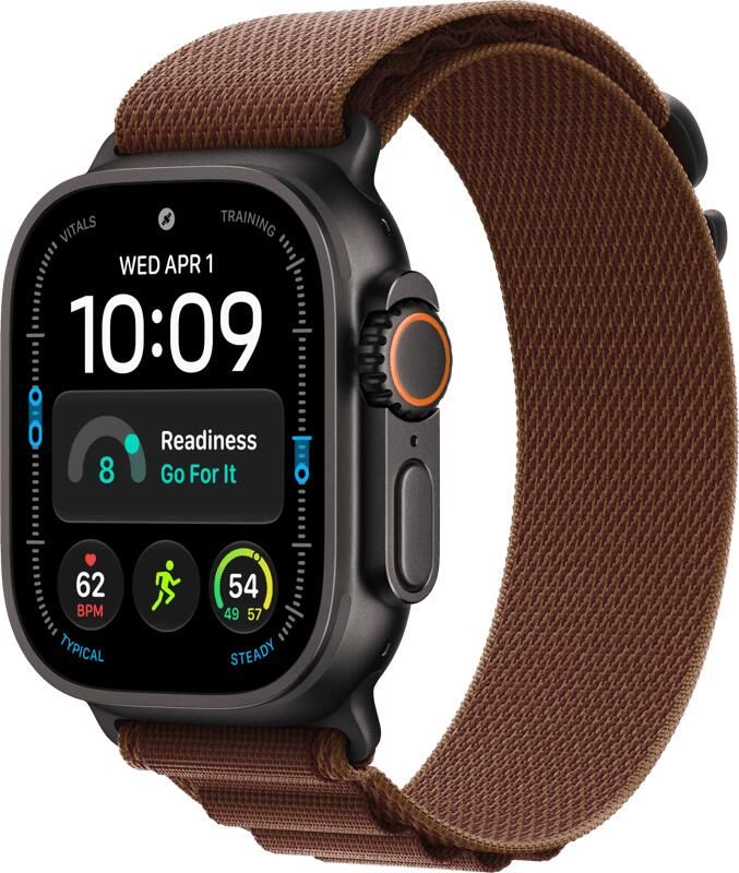Apple Watch Ultra 4 Cellular 49mm Zwart Alpine Band L