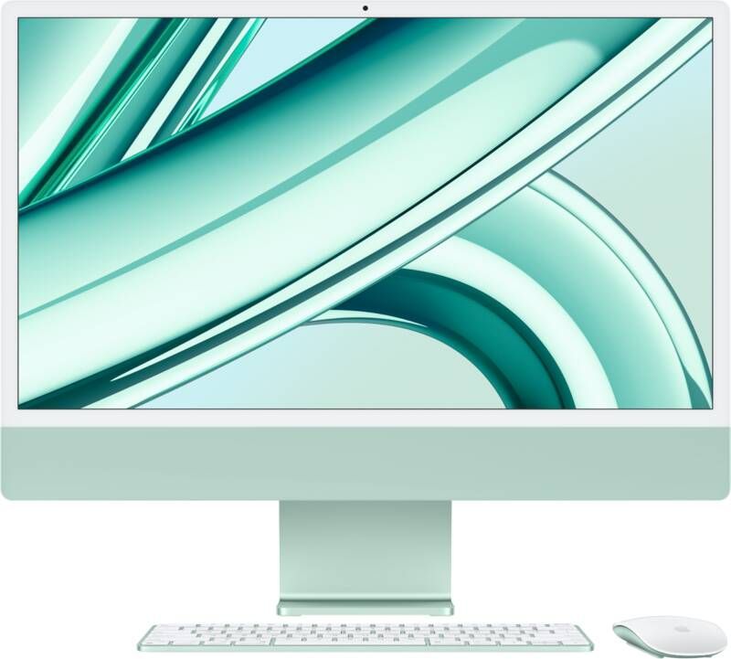 Apple iMac 24 (2023) M3 (8 core CPU 8 core GPU) 256GB All-in-one PC Groen