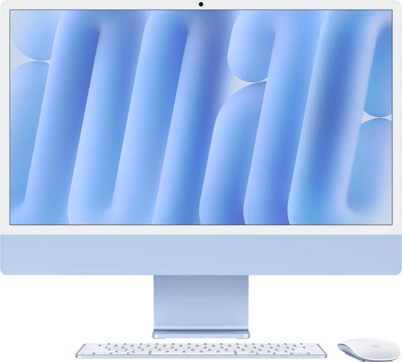 Apple iMac 24 (2024) M4 (8 core CPU 8 core GPU) 16GB 256GB All-in-one PC Blauw