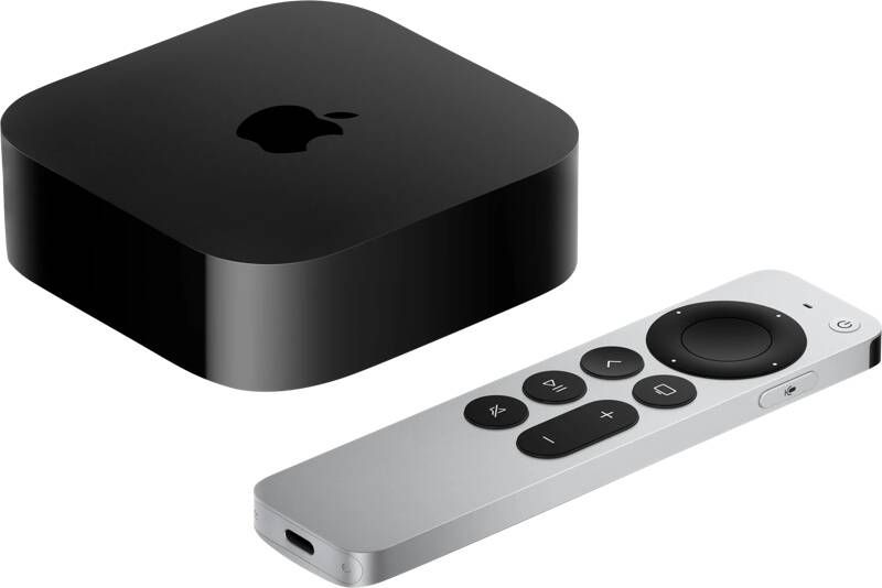Apple TV 4K (2022) WiFi 64GB TV accessoire Zwart