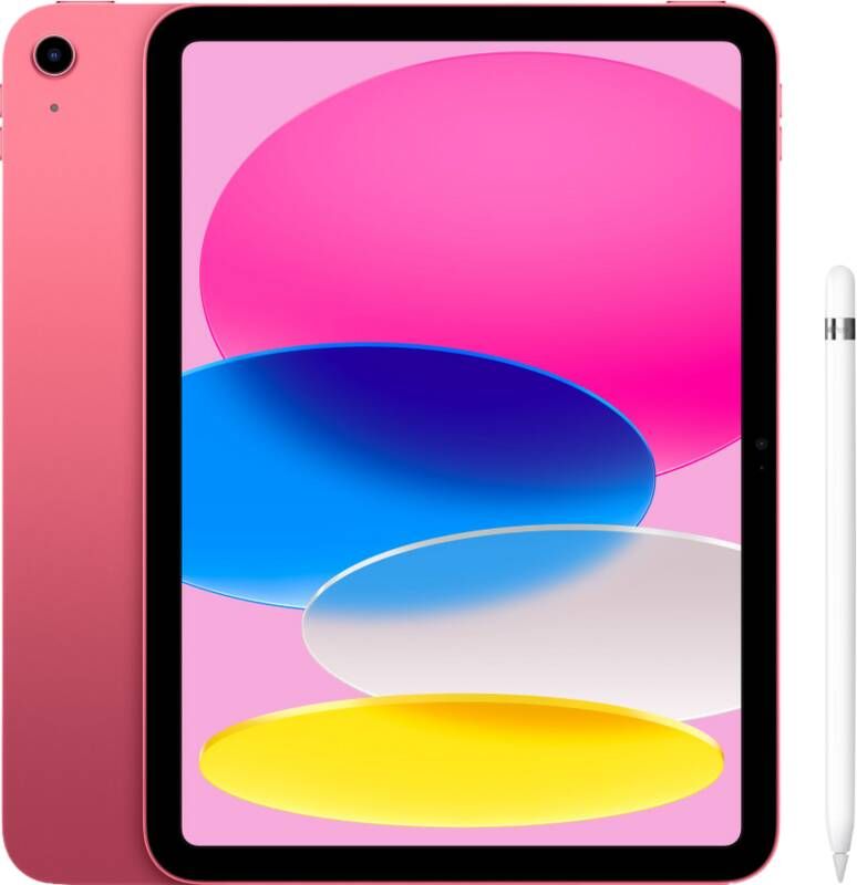 Apple iPad (2022) 10.9 inch 256GB Wifi Roze + Pencil 1 (2022)