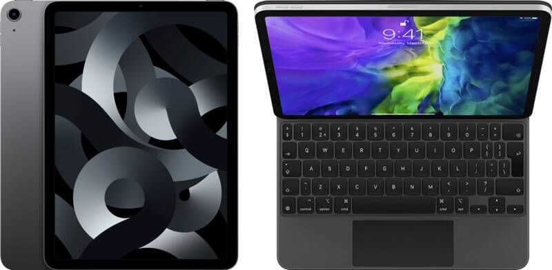 Apple iPad Air (2022) 10.9 inch 64GB Wifi Space Gray + Magic Keyboard