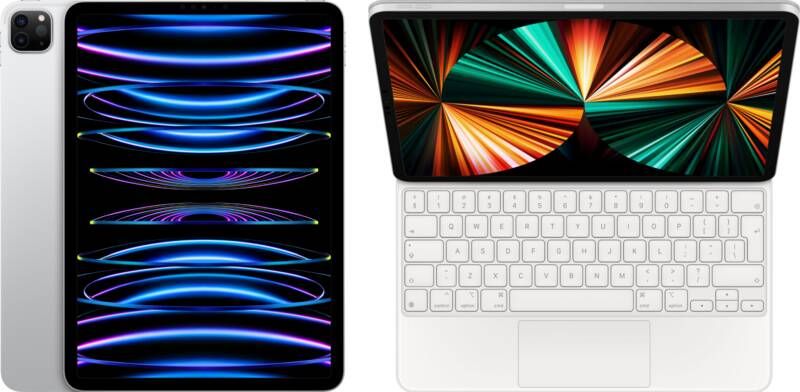 Apple iPad Pro (2022) 11 inch 256GB Wifi Zilver + Magic Keyboard