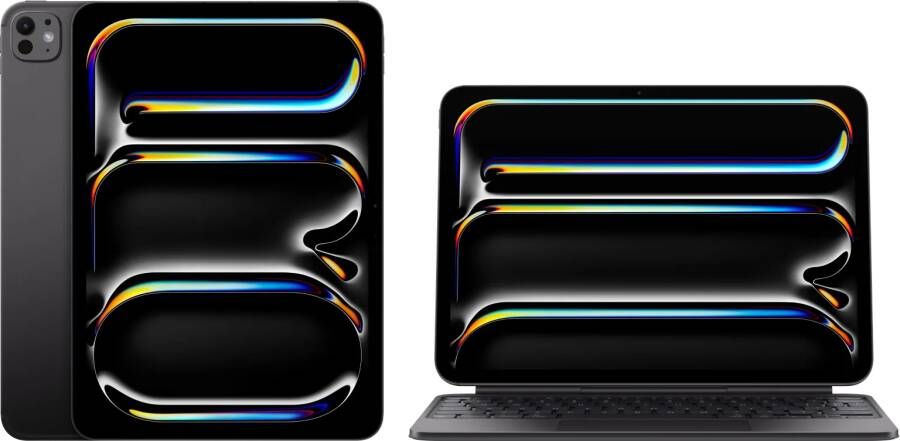 Apple iPad Pro (2024) 11 inch 256GB Wifi + 5G Zwart + Magic Keyboard QWERTY