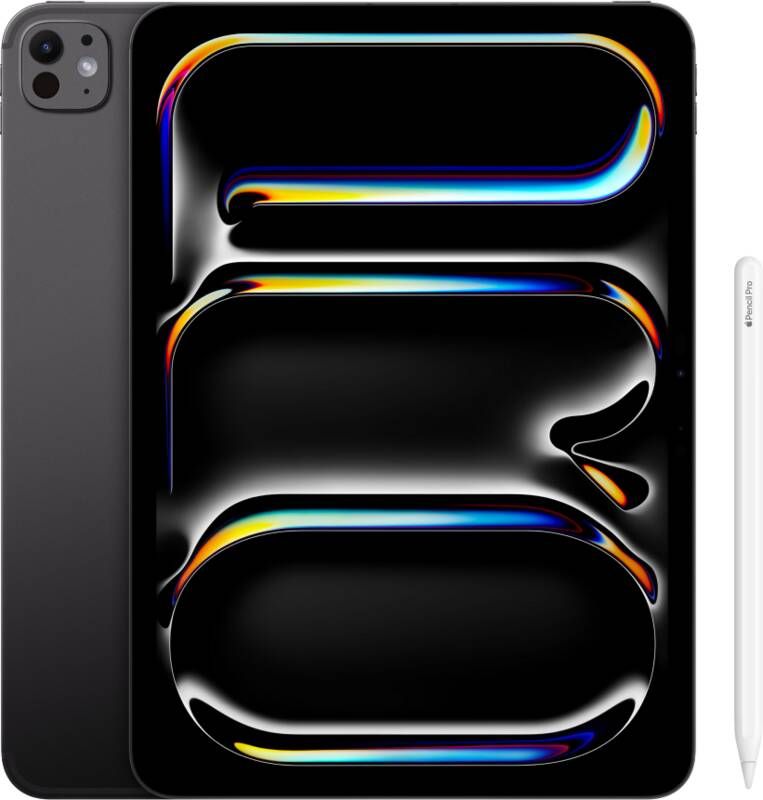 Apple iPad Pro (2024) Nano 11 inch 1 TB Wifi + 5G Zwart + Pencil Pro